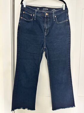 J. Crew Women's Flare Jeans in Dark Indigo